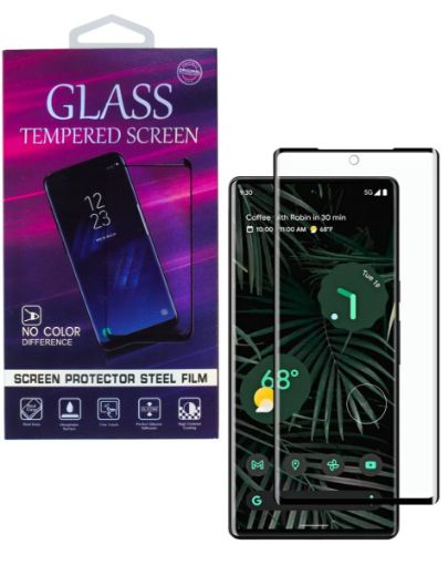Picture of Clear Tempered Glass for Pixel 7 Pro (Case Friendly / 3D Curved / 1 Piece)