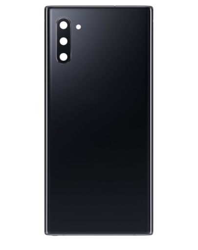 Picture of Back Glass with Camera Lens and Adhesive for Galaxy Note 10 (NO LOGO) (AURA BLACK)