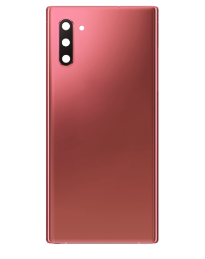 Picture of Back Glass with Camera Lens and Adhesive for Galaxy Note 10 (NO LOGO) (AURA PINK)