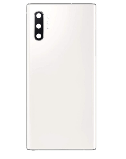 Picture of Back Glass with Camera Lens and Adhesive for Galaxy Note 10 Plus (NO LOGO) (AURA WHITE)