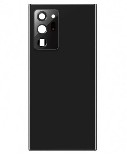 Picture of Back Glass with Camera Lens and Adhesive for Galaxy Note 20 Ultra (NO LOGO) (MYSTIC BLACK)