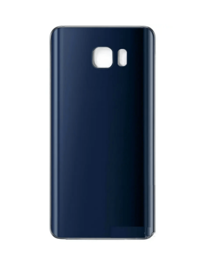 Picture of Back Glass with Camera Lens and Adhesive for Galaxy Note 5 (NO LOGO) (BLACK SAPPHIRE)