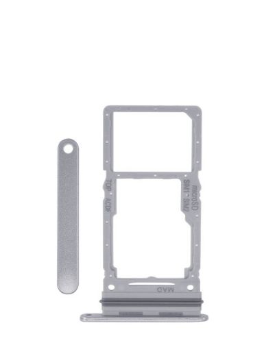 Picture of Dual Sim Card Tray for Galaxy A34 (A346 / 2023) (SILVER)