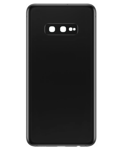 Picture of Back Glass with Camera Lens and Adhesive for Galaxy S10E (NO LOGO) (CERAMIC BLACK)