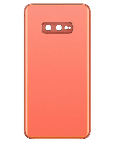 Picture of Back Glass with Camera Lens and Adhesive for Galaxy S10E (NO LOGO) (FLAMINGO PINK)