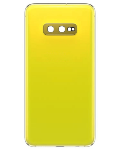 Picture of Back Glass with Camera Lens and Adhesive for Galaxy S10E (NO LOGO) (PRISM YELLOW)