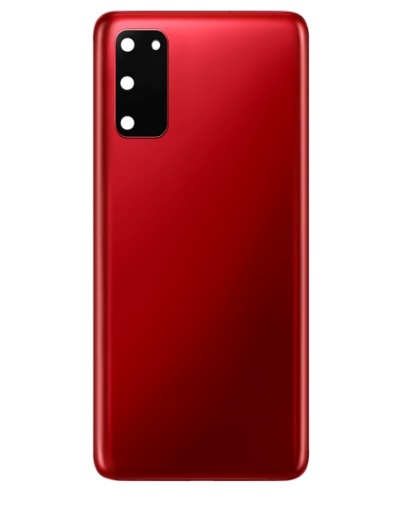 Picture of Back Glass with Camera Lens and Adhesive for Galaxy S20 (NO LOGO) (AURO RED)