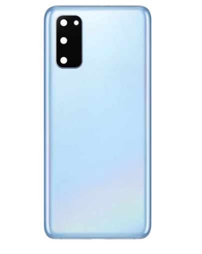 Picture of Back Glass with Camera Lens and Adhesive for Galaxy S20 (NO LOGO) (CLOUD BLUE)