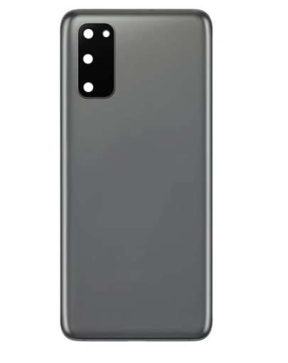 Picture of Back Glass with Camera Lens and Adhesive for Galaxy S20 (NO LOGO) (COSMIC GRAY)