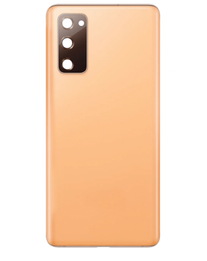 Picture of Back Glass with Camera Lens and Adhesive for Galaxy S20 FE (NO LOGO) (CLOUD ORANGE)