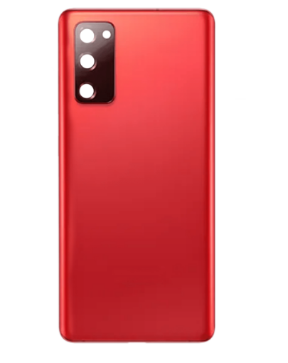 Picture of Back Glass with Camera Lens and Adhesive for Galaxy S20 FE (NO LOGO) (CLOUD RED)