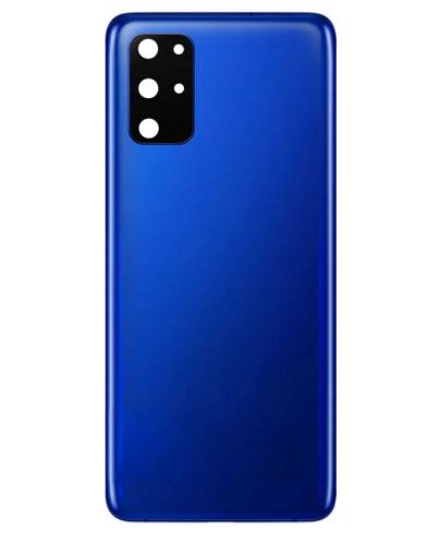 Picture of Back Glass with Camera Lens and Adhesive for Galaxy S20 Plus (NO LOGO) (AURA BLUE)