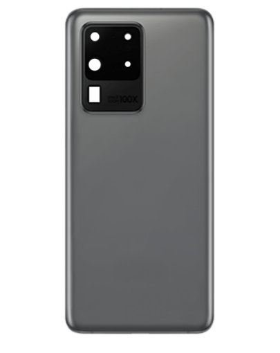 Picture of Back Glass with Camera Lens and Adhesive for Galaxy S20 Ultra (NO LOGO) (COSMIC GRAY)