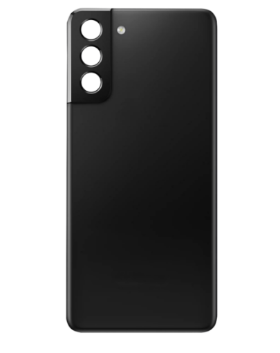 Picture of Back Glass with Camera Lens and Adhesive for Galaxy S21 (NO LOGO) (PHANTOM BLACK)