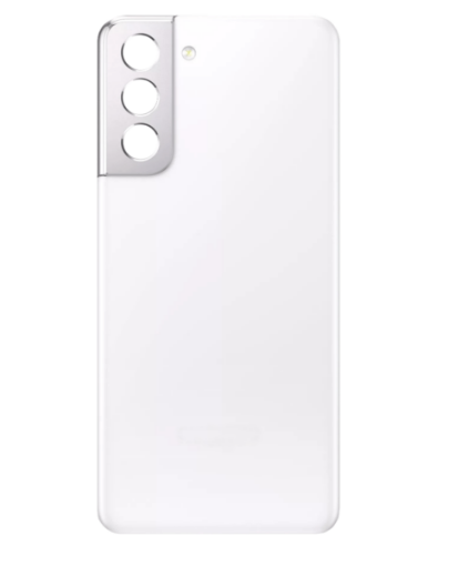 Picture of Back Glass with Camera Lens and Adhesive for Galaxy S21 (NO LOGO) (PHANTOM WHITE)