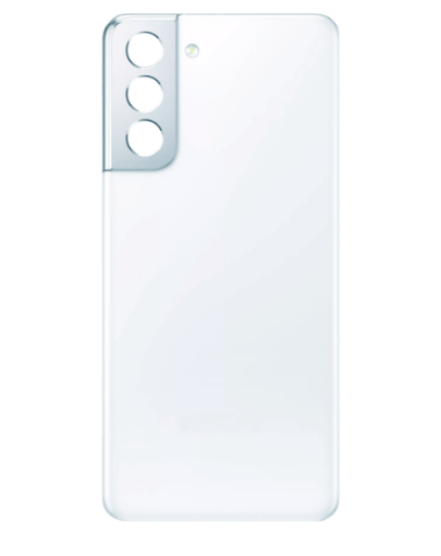Picture of Back Glass with Camera Lens and Adhesive for Galaxy S21 Plus (NO LOGO) (PHANTOM SILVER)