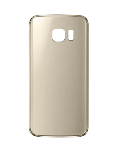 Picture of Back Glass with Camera Lens and Adhesive for Galaxy S6 Edge (NO LOGO) (GOLD)