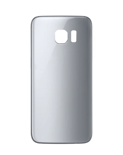 Picture of Back Glass with Camera Lens and Adhesive for Galaxy S7 (NO LOGO) (SILVER)