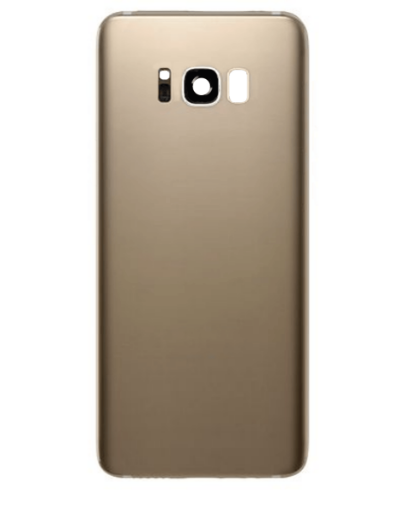 Picture of Back Glass with Camera Lens and Adhesive for Galaxy S8 (NO LOGO) (GOLD)