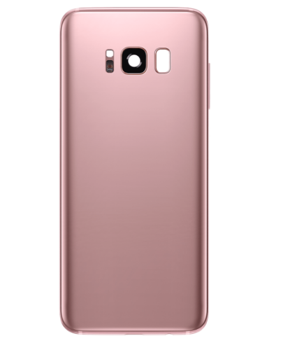 Picture of Back Glass with Camera Lens and Adhesive for Galaxy S8+ (NO LOGO) (ROSE PINK)