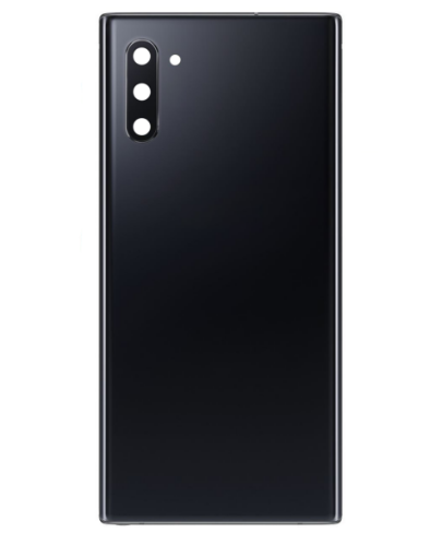 Picture of Back Glass with Camera Lens for Galaxy Note 10 (US / International) (Service Pack) (Aura Black)