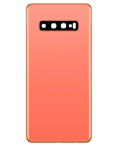 Picture of Back Glass with Camera Lens for Galaxy S10 (US / International) (FLAMINGO PINK) (Service Pack)