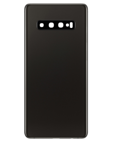 Picture of Back Glass with Camera Lens for Galaxy S10 (US / International) (Service Pack) (Prism Black)