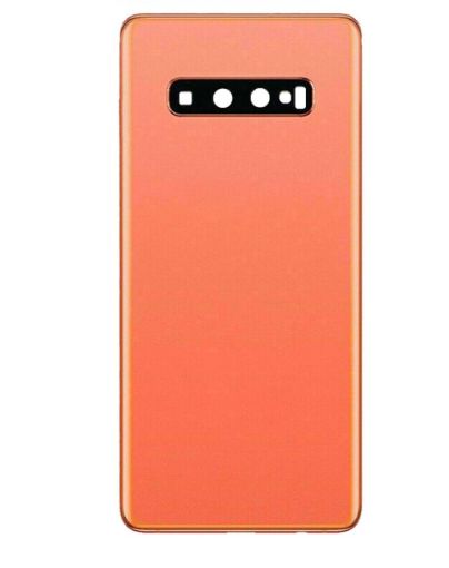 Picture of Back Glass with Camera Lens for Galaxy S10 Plus (US / International) (Service Pack) (Flamingo Pink)