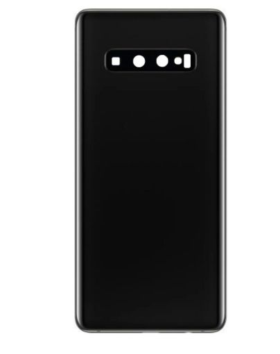 Picture of Back Glass with Camera Lens for Galaxy S10 Plus (US / International) (Service Pack) (Prism Black)