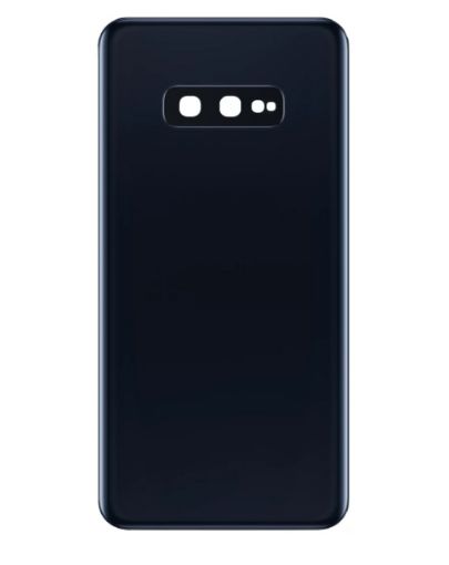 Picture of Back Glass with Camera Lens for Galaxy S10E (US / International) (Service Pack) (Prism Black)