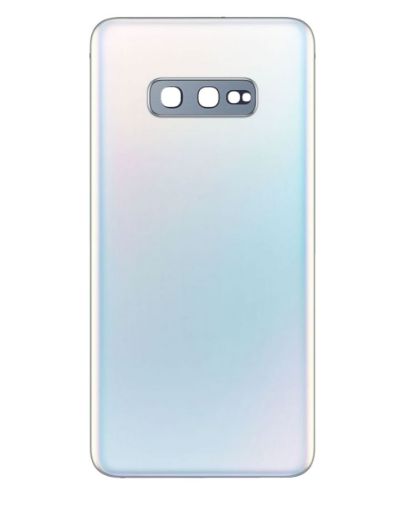 Picture of Back Glass with Camera Lens for Galaxy S10E (US / International) (Service Pack) (Prism White)