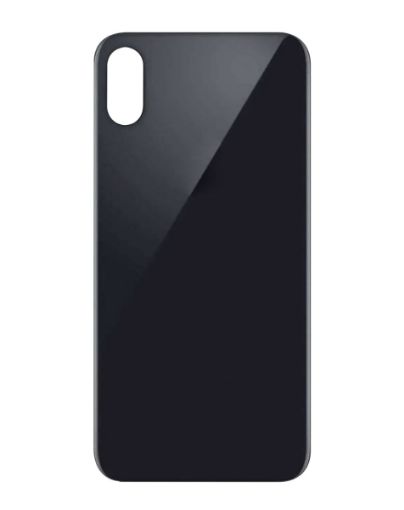 Picture of Back Glass with Bigger Camera Hole for iPhone X (NO LOGO) (SPACE GRAY)