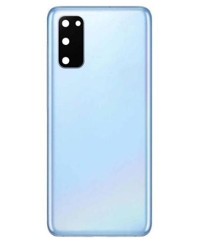 Picture of Back Glass with Camera Lens for Galaxy S20 (US / International) (Service Pack) (Cloud Blue)