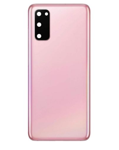 Picture of Back Glass with Camera Lens for Galaxy S20 (US / International) (Service Pack) (Cloud Pink)