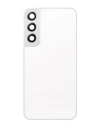 Picture of Back Glass with Camera Lens for Galaxy S22 (US / International) (Service Pack) (Phantom White)