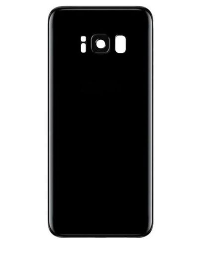Picture of Back Glass with Camera Lens for Galaxy S8 (US / International) (Service Pack) (Black)
