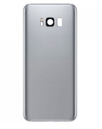 Picture of Back Glass with Camera Lens for Galaxy S8 Plus (US / International) (Arctic Silver) (Service Pack)