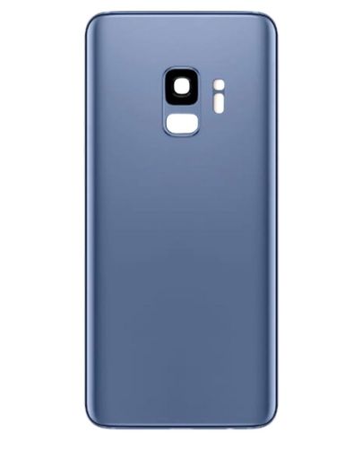 Picture of Back Glass with Camera Lens for Galaxy S9 (US / International) (Service Pack) (Coral Blue)
