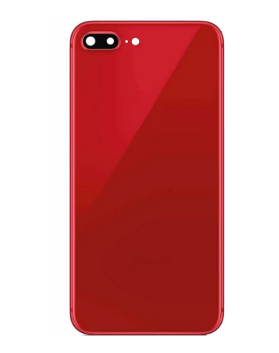 Picture of Back Glass with Camera Lensfor iPhone 8 Plus (NO LOGO) (RED)