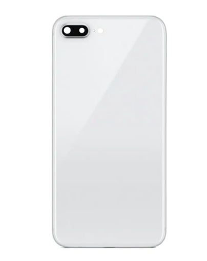 Picture of Back Glass with Camera Lensfor iPhone 8 Plus (NO LOGO) (SILVER)