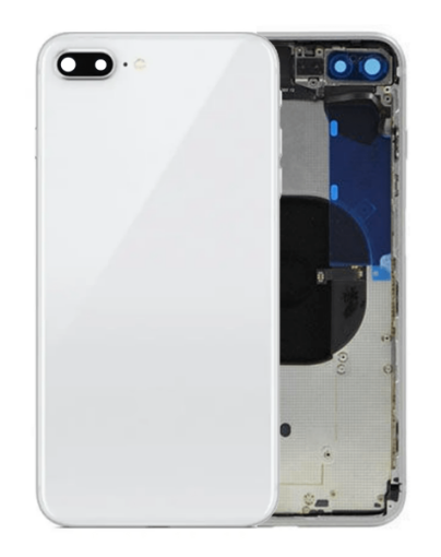 Picture of Back Housing Frame with Small Components Pre-Installed for iPhone 8 Plus (NO LOGO) (SILVER)