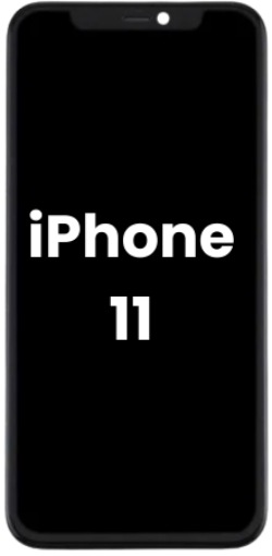 Picture of LCD Assembly with Steel Plate for iPhone 11 (Aftermarket Incell / QV7 / Version 2) (IC Transfer Eligible)