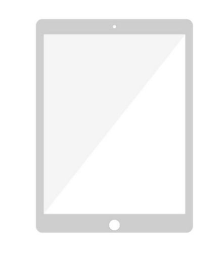 Picture of G+Oca Pro iPad Pro 9.7 Front Glass w/ OCA (2 in 1) (WHITE)