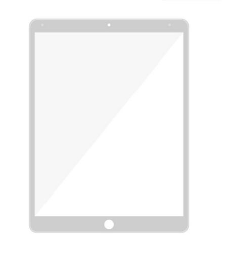 Picture of G+Oca Pro iPad Pro 10.5 / Air 3 Front Glass w/ OCA (2 in 1) (WHITE)