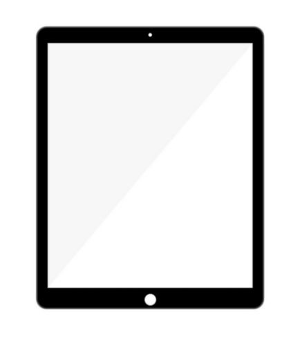 Picture of G+Oca Pro iPad Pro 12.9 2nd Generation Front Glass w/ OCA (2 in 1) (BLACK)