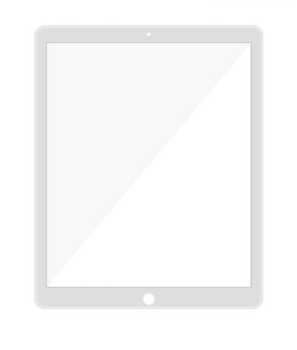 Picture of G+Oca Pro iPad Pro 12.9 2nd Generation Front Glass w/ OCA (2 in 1) (WHITE)