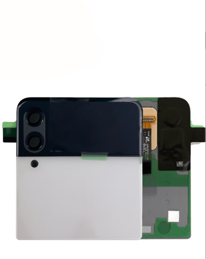 Picture of Outer OLED Assembly without Frame for Galaxy Z Flip 3 F711 (WHITE) (Service Pack)