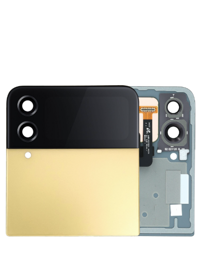 Picture of Outer OLED Assembly without Frame for Galaxy Z Flip 4 F721 (YELLOW) (Service Pack)