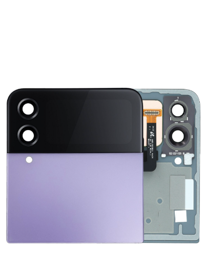 Picture of Outer OLED Assembly without Frame for Galaxy Z Flip 4 F721 (LAVENDER) (Service Pack)