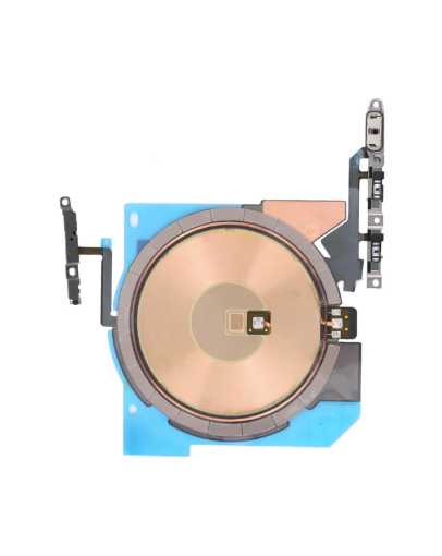 Picture of Wireless NFC Charging Chip with Power & Volume Button Flex Cable for iPhone 14 Pro Max
